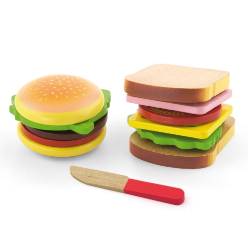 Ensemble Hamburger et Sandwich Viga toys